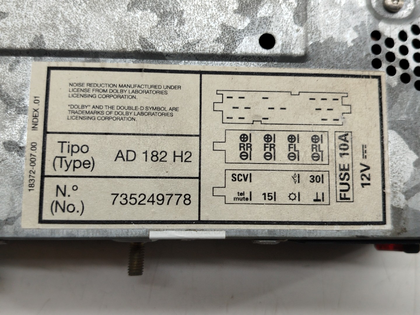 Auto-Rádio FIAT BRAVA (182_) | 95 - 03 Imagem-2