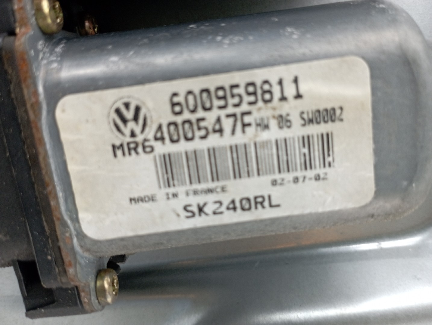 Motor e elevador de vidro trás esquerdo SKODA FABIA I Combi (6Y5) | 00 - 07 Imagem-4