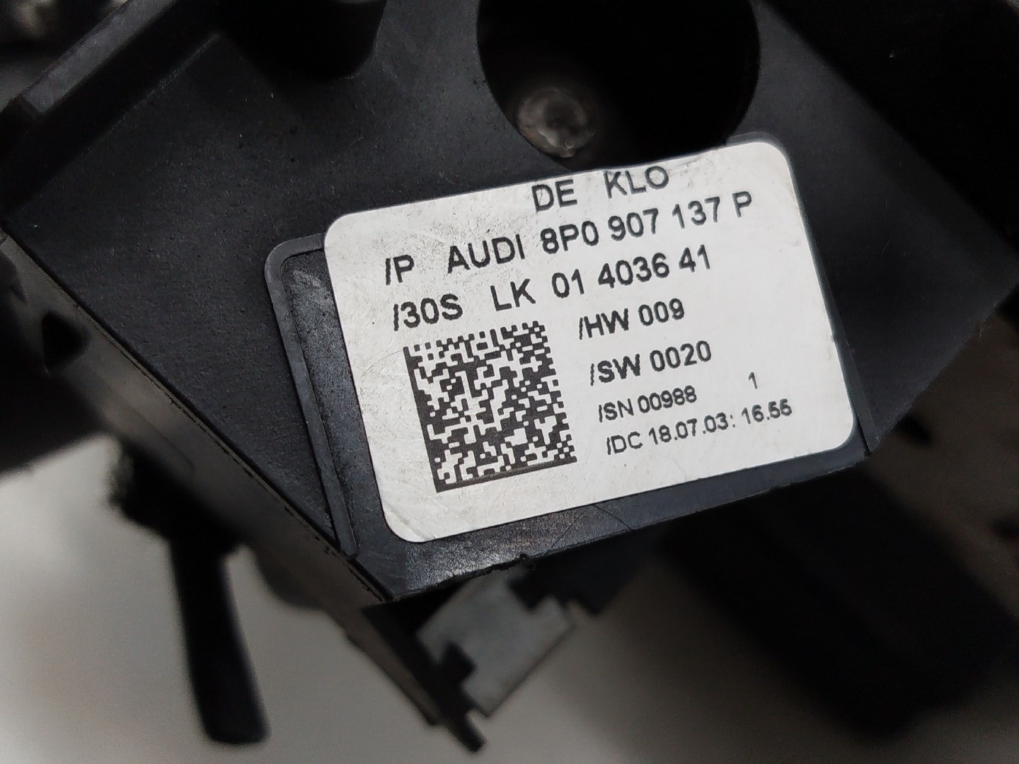 Coluna de direção com canhão de ignição AUDI A3 (8P1) | 03 - 13 Imagem-6