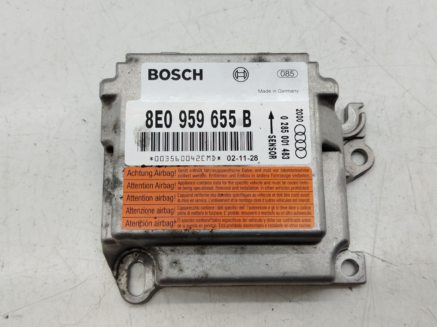 Centralina de Airbag AUDI A4 Avant (8E5, B6) | 00 - 05