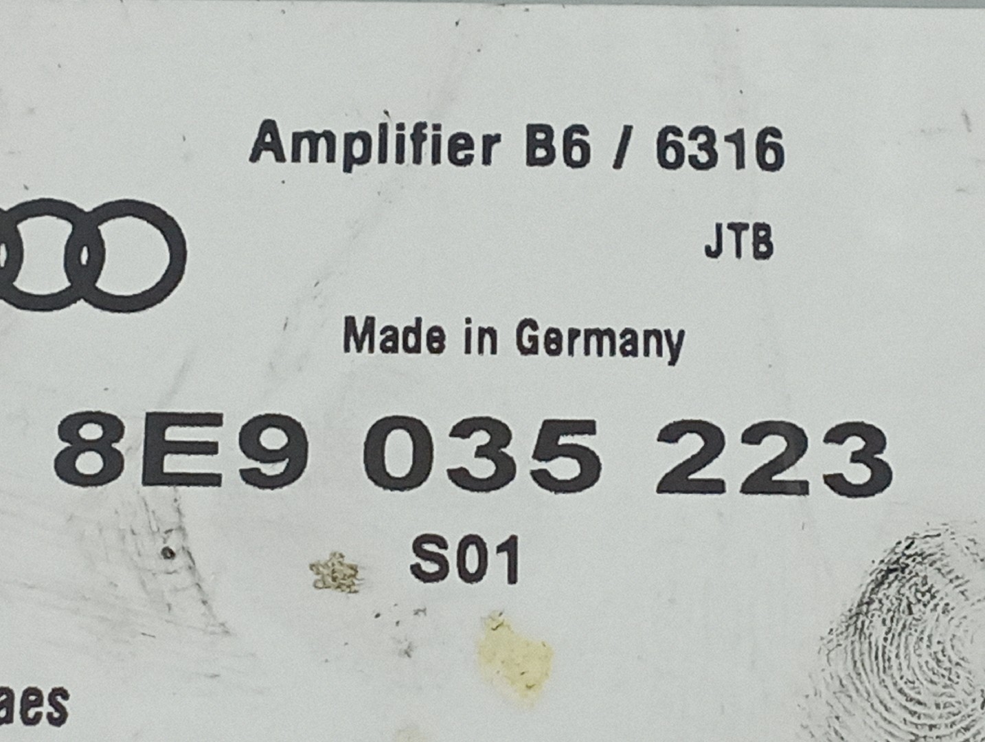 Amplificador de som AUDI A4 Avant (8E5, B6) | 00 - 05 Imagem-4