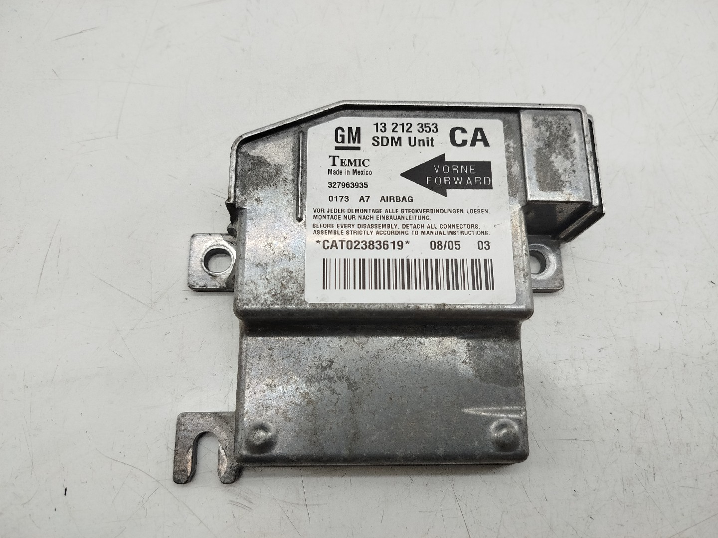 Centralina de Airbag OPEL CORSA C (X01) | 00 - 09