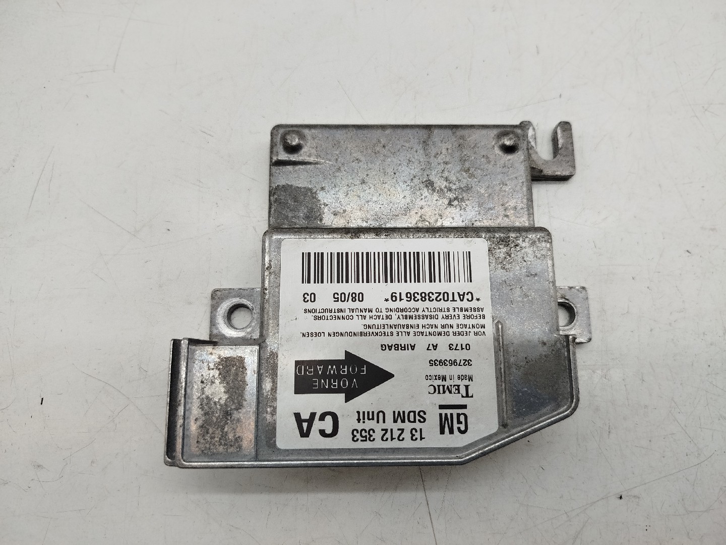 Centralina des coussins gonflables OPEL CORSA C (X01) | 00 - 09 Imagem-5