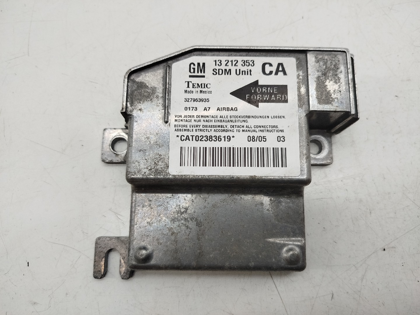 Centralina des coussins gonflables OPEL CORSA C (X01) | 00 - 09 Imagem-6