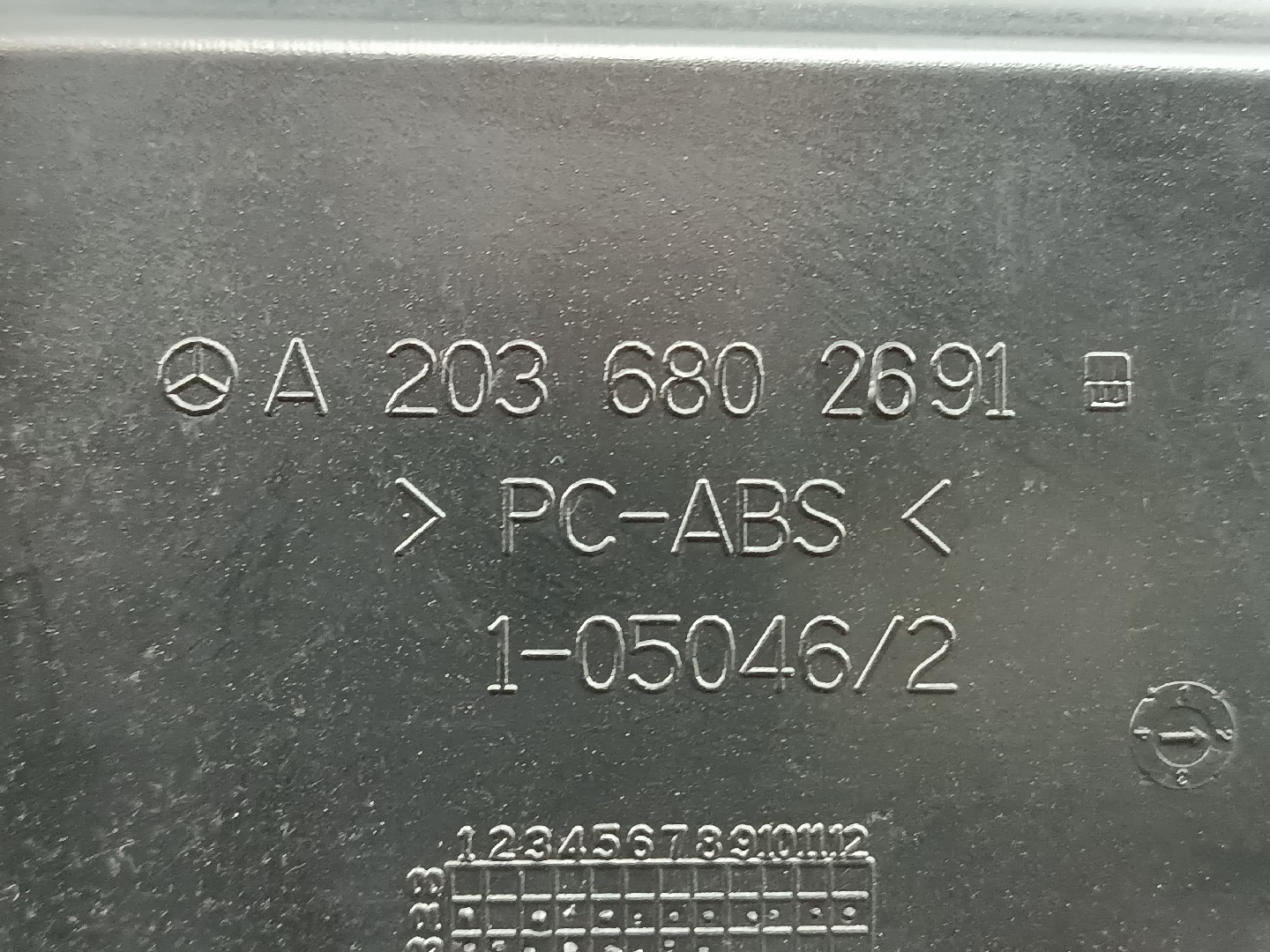 Porta luvas MERCEDES-BENZ C-CLASS (W203) | 00 - 07 Imagem-3