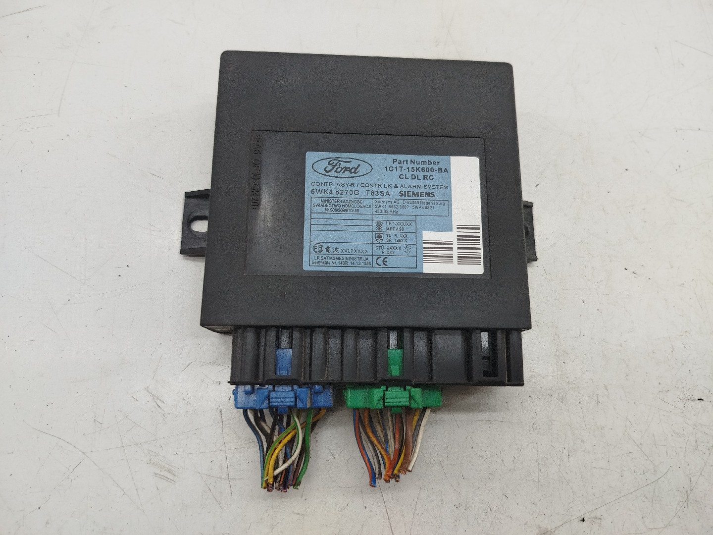 Centralina do Fecho Central FORD TRANSIT Caixa (FA_ _) | 00 - 06