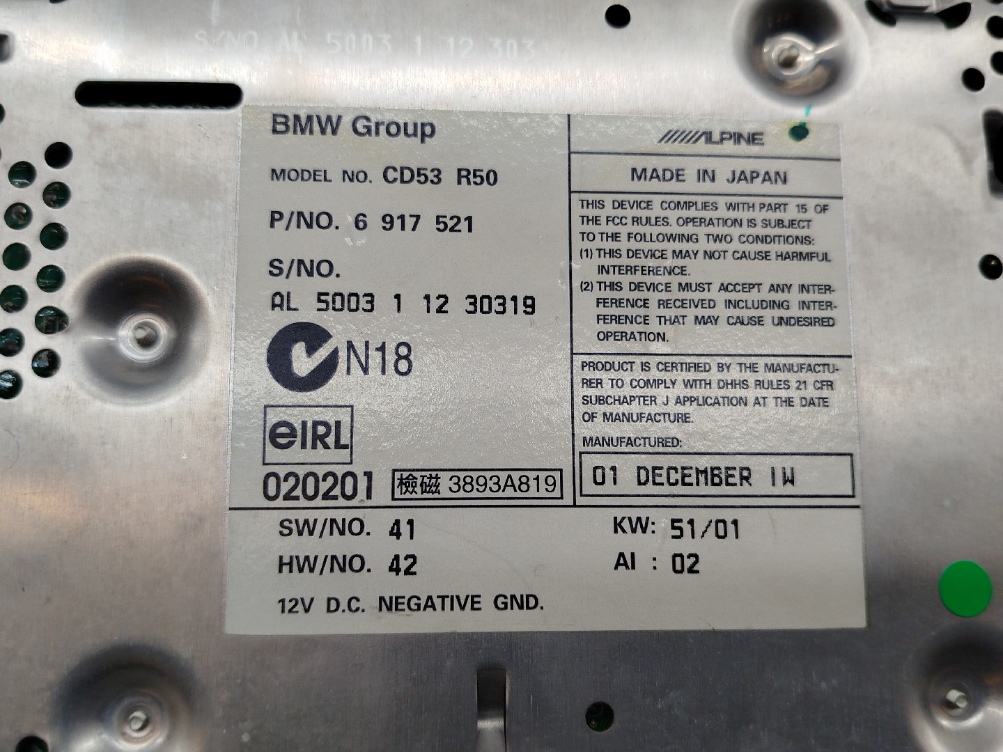 Auto-Rádio MINI MINI (R50, R53) | 01 - 06 Imagem-3