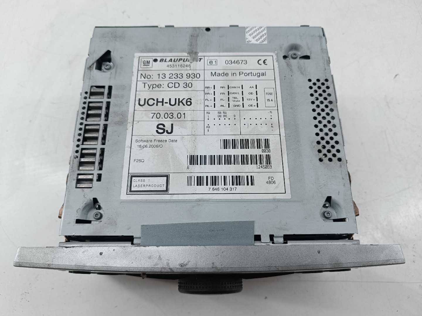 Auto-Rádio OPEL MERIVA A Veículo multiuso (X03) | 03 - 10