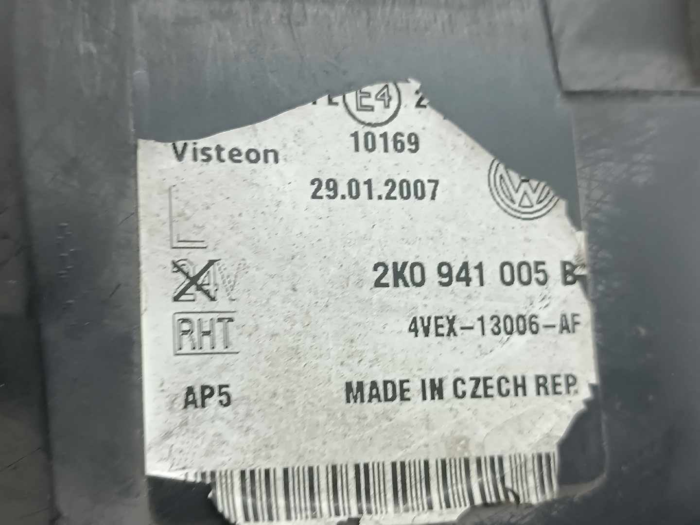 Left Headlight VOLKSWAGEN CADDY II Combi (9K9B) | 95 - 04 Imagem-2