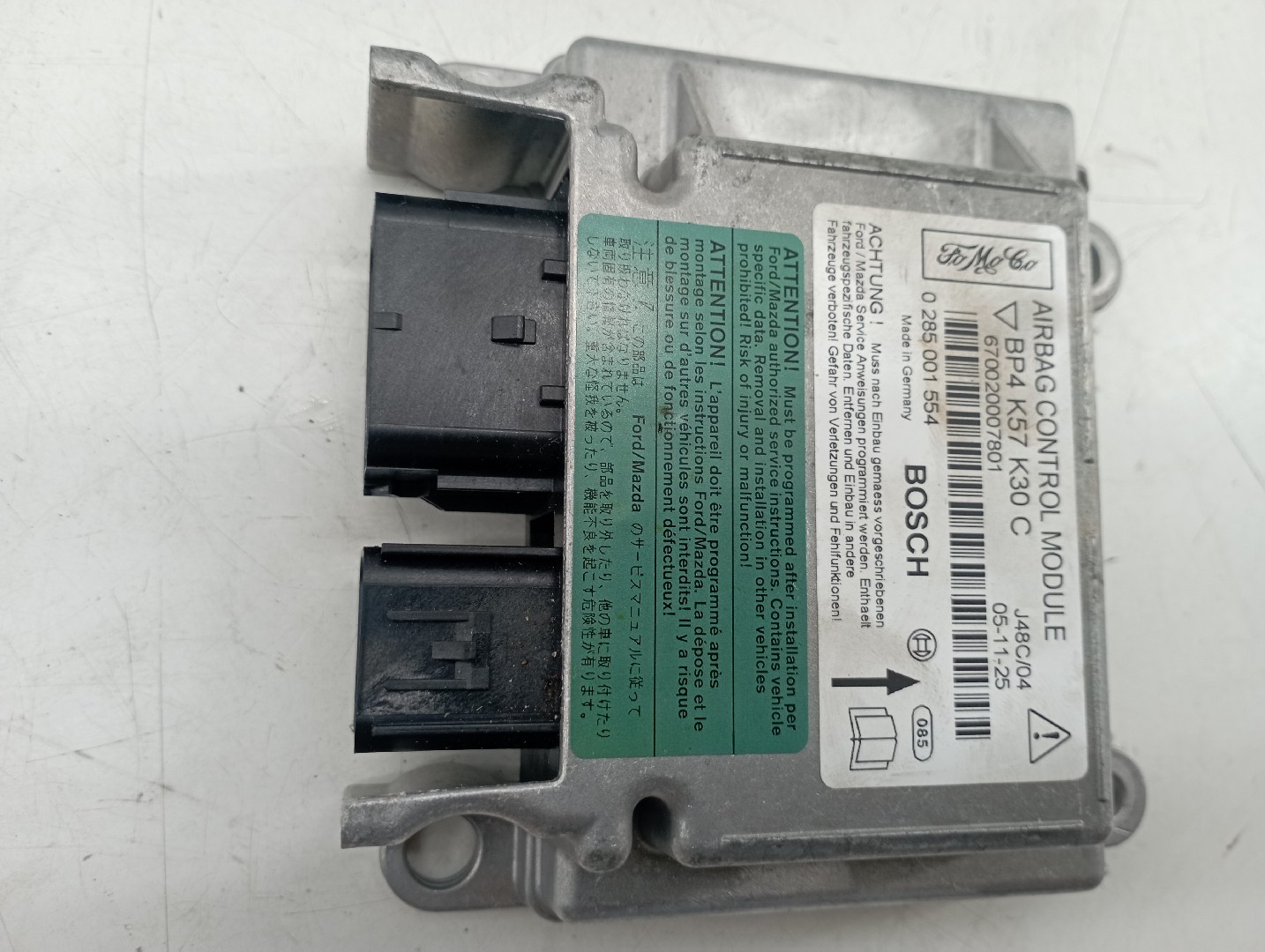 Centralina de Airbag MAZDA 3 (BK) | 03 - 09 Imagem-5