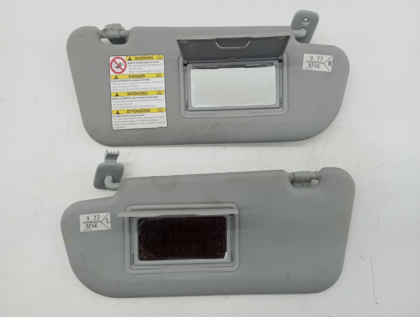 Conjunto 2 Palas de Sol MAZDA 3 (BK) | 03 - 09 Imagem-5