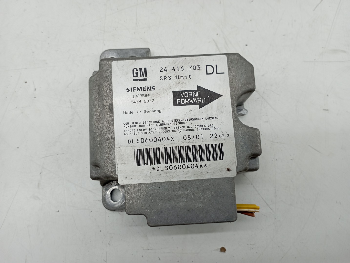 Centralita Airbags OPEL ASTRA G Coupé (T98) | 00 - 05