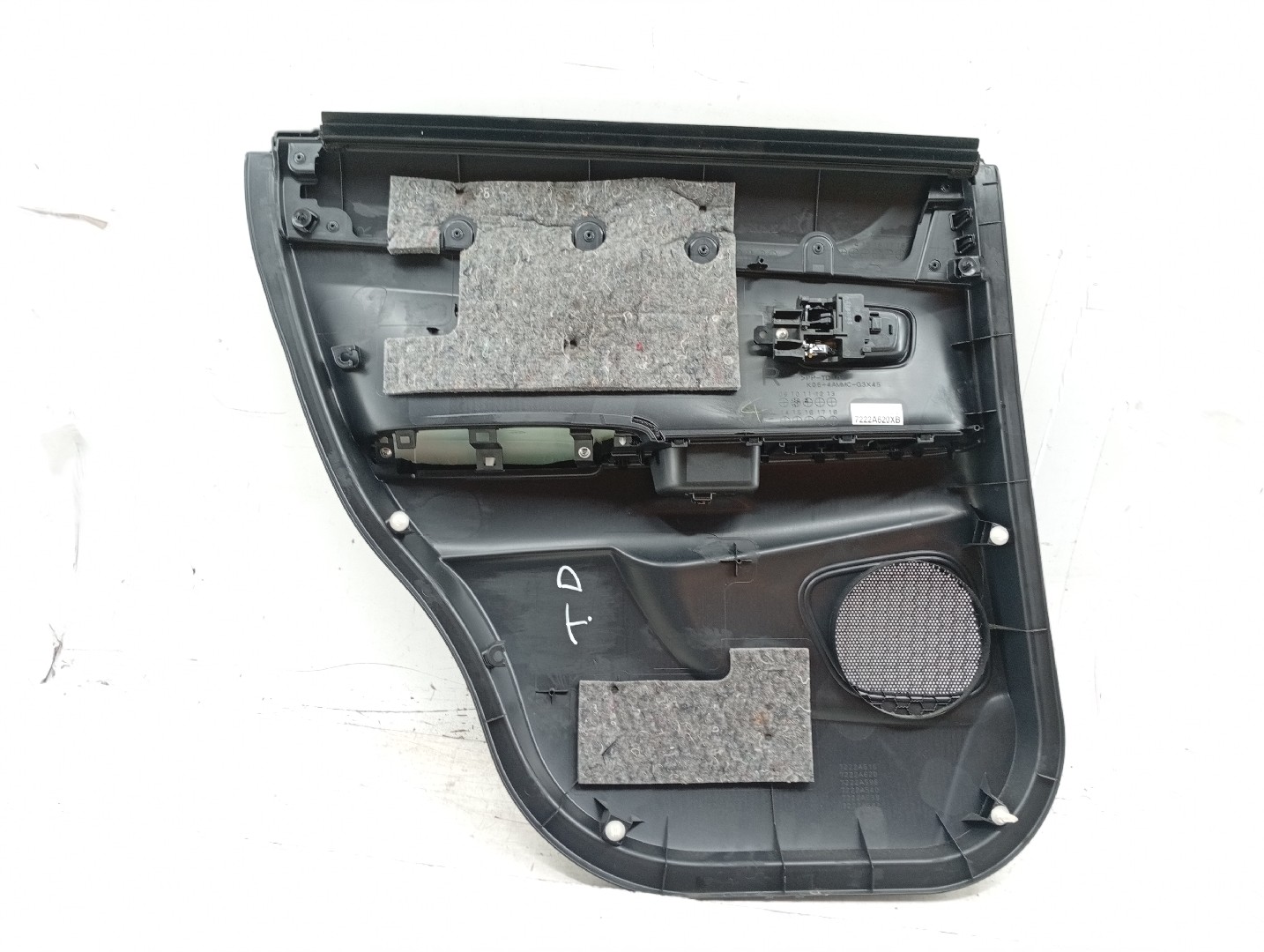 Quartela de porta trás direita MITSUBISHI ASX (GA_W_) | 09 - 