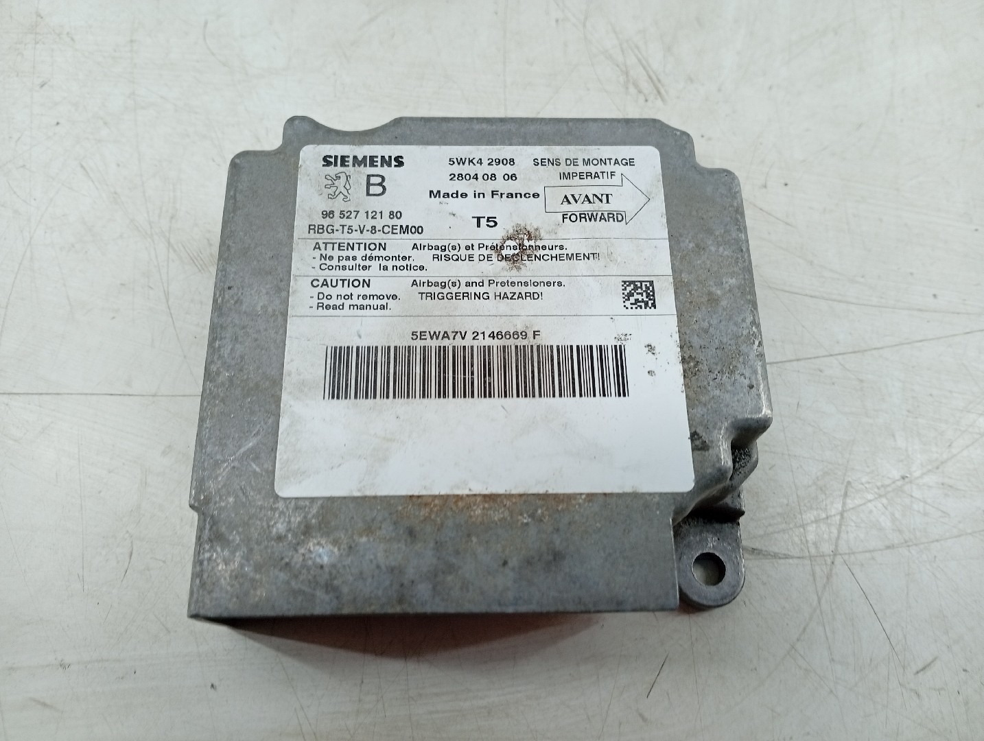 Modulo Airbag PEUGEOT 307 (3A/C) | 00 - 12
