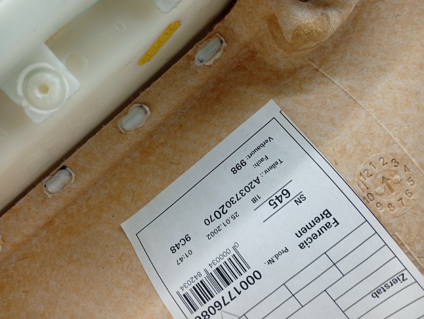 Quartela tras direito  MERCEDES-BENZ C-CLASS T-Model (S203) | 01 - 07 Imagem-1