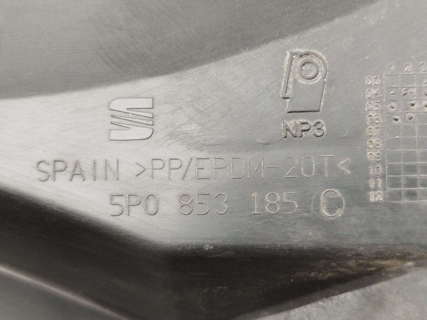 Grelha de torpedo SEAT TOLEDO III (5P2) | 04 - 09 Imagem-3