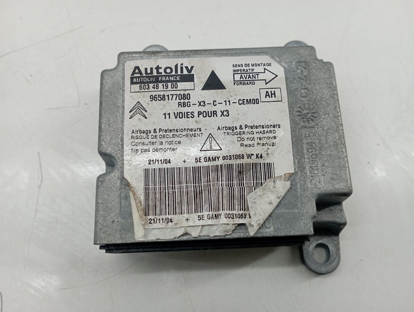 Centralina de Airbag CITROEN C5 II (RC_) | 04 - 