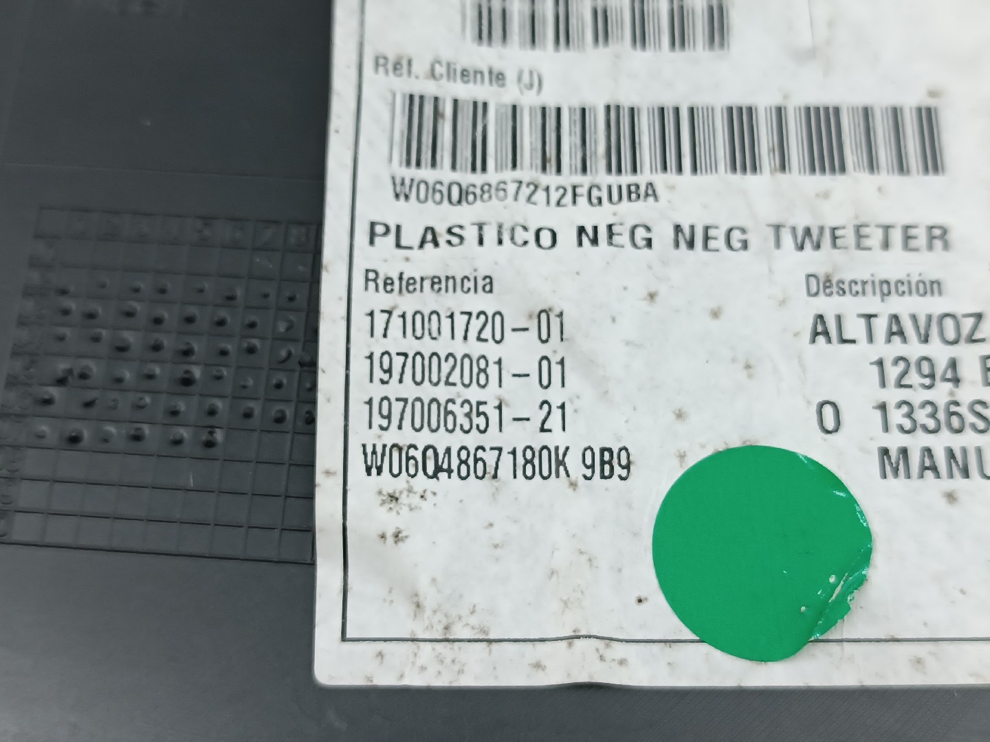 Quartela de porta trás direita VOLKSWAGEN POLO (9N_) | 01 - 14 Imagem-4