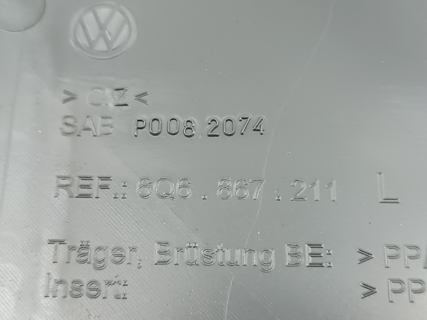 Quartela de porta trás esquerda VOLKSWAGEN POLO (9N_) | 01 - 14 Imagem-2