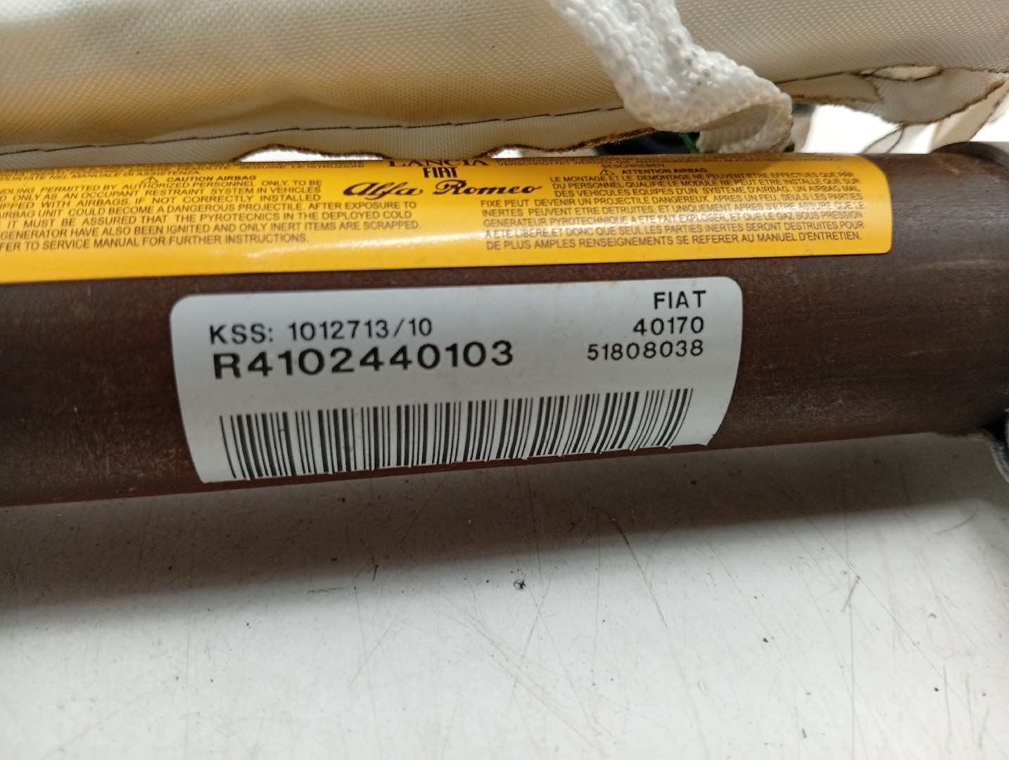 Airbag de cortina direito esquerdo LANCIA DELTA III (844_) | 08 - 14 Imagem-1
