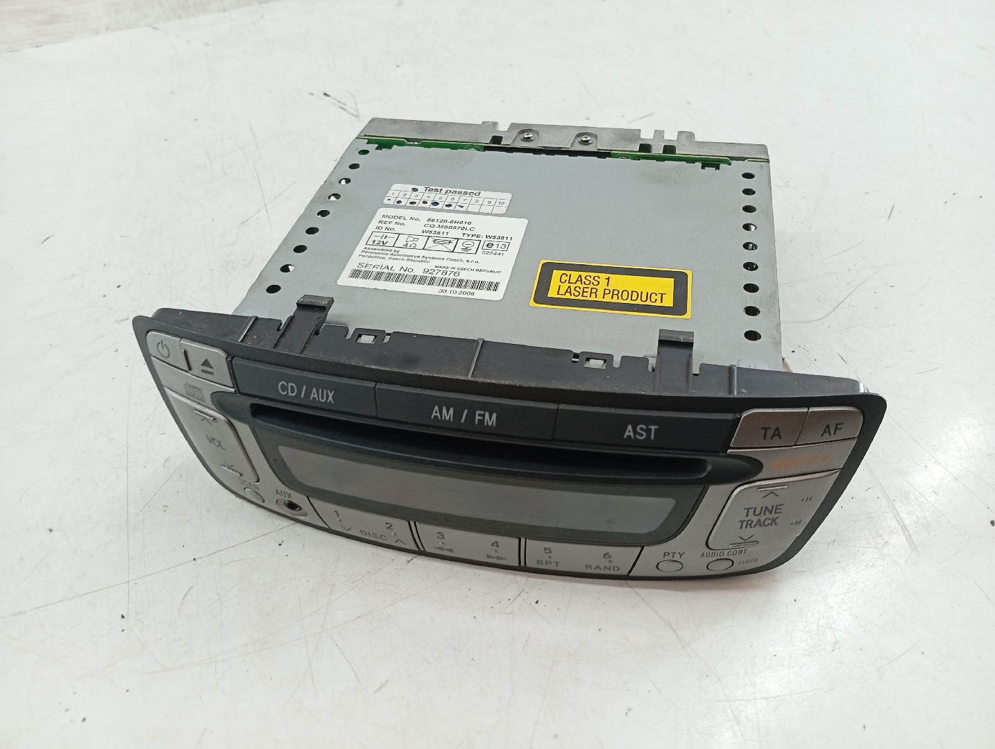 Rádio CITROEN C1 (PM_, PN_) | 05 - 14 Imagem-5