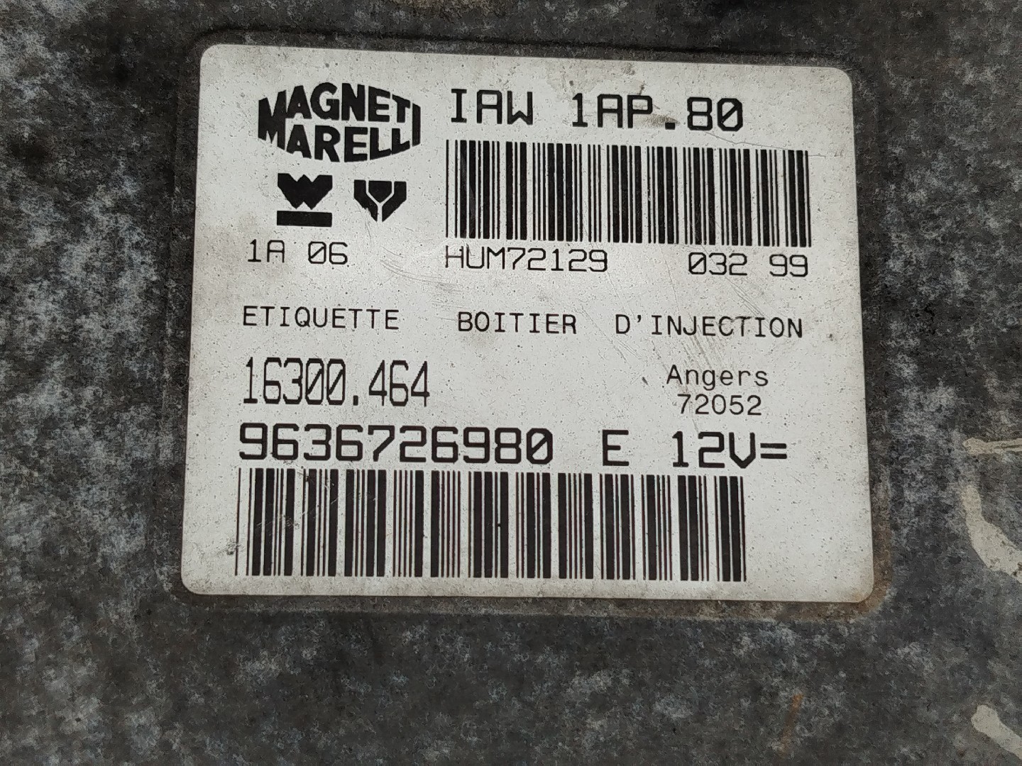 Centralina de Motor PEUGEOT 206 Hatchback (2A/C) | 98 - 12 Imagem-1