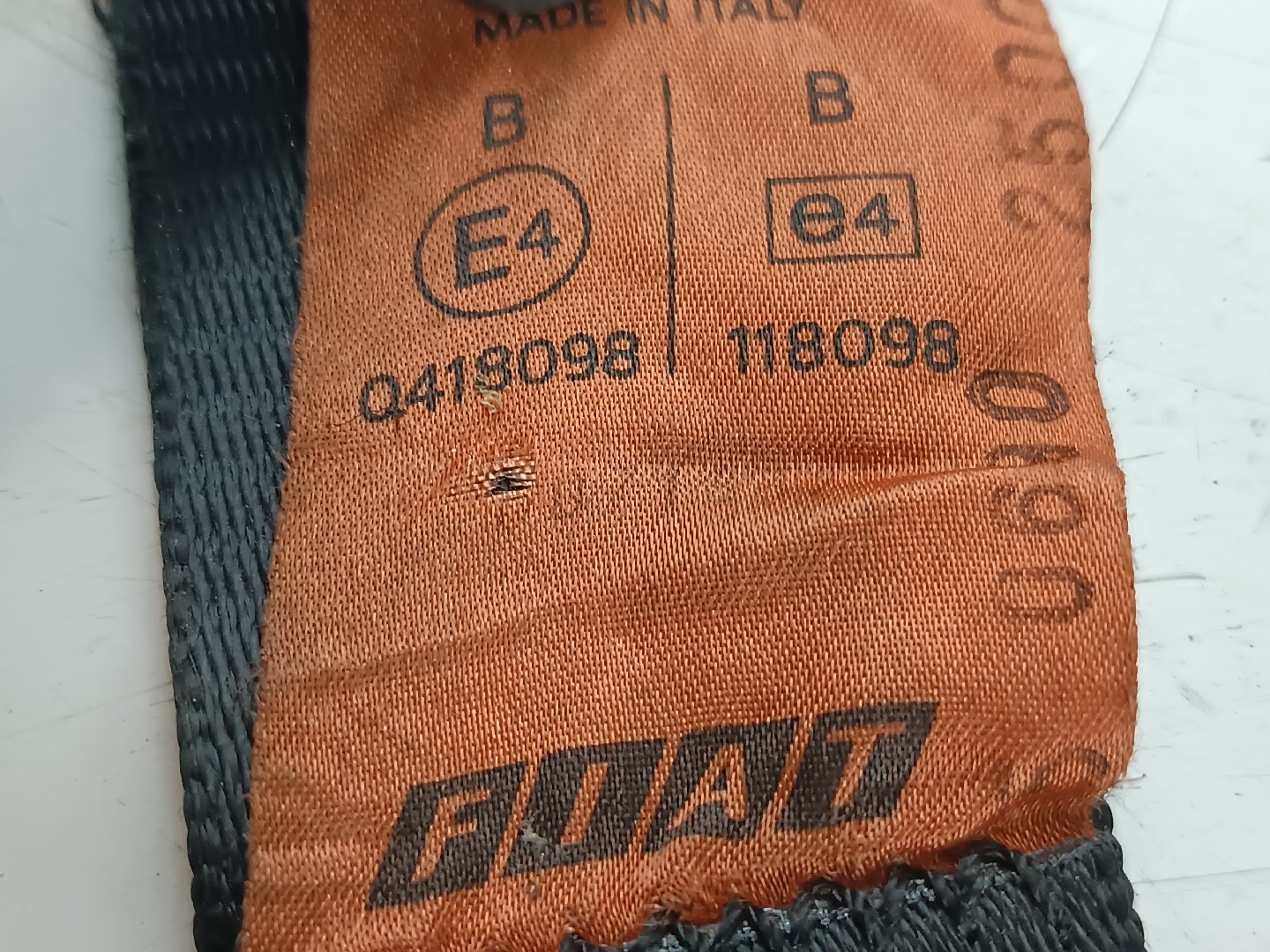 Encaixe cinto traseiro FIAT TIPO (160_) | 87 - 97 Imagem-4