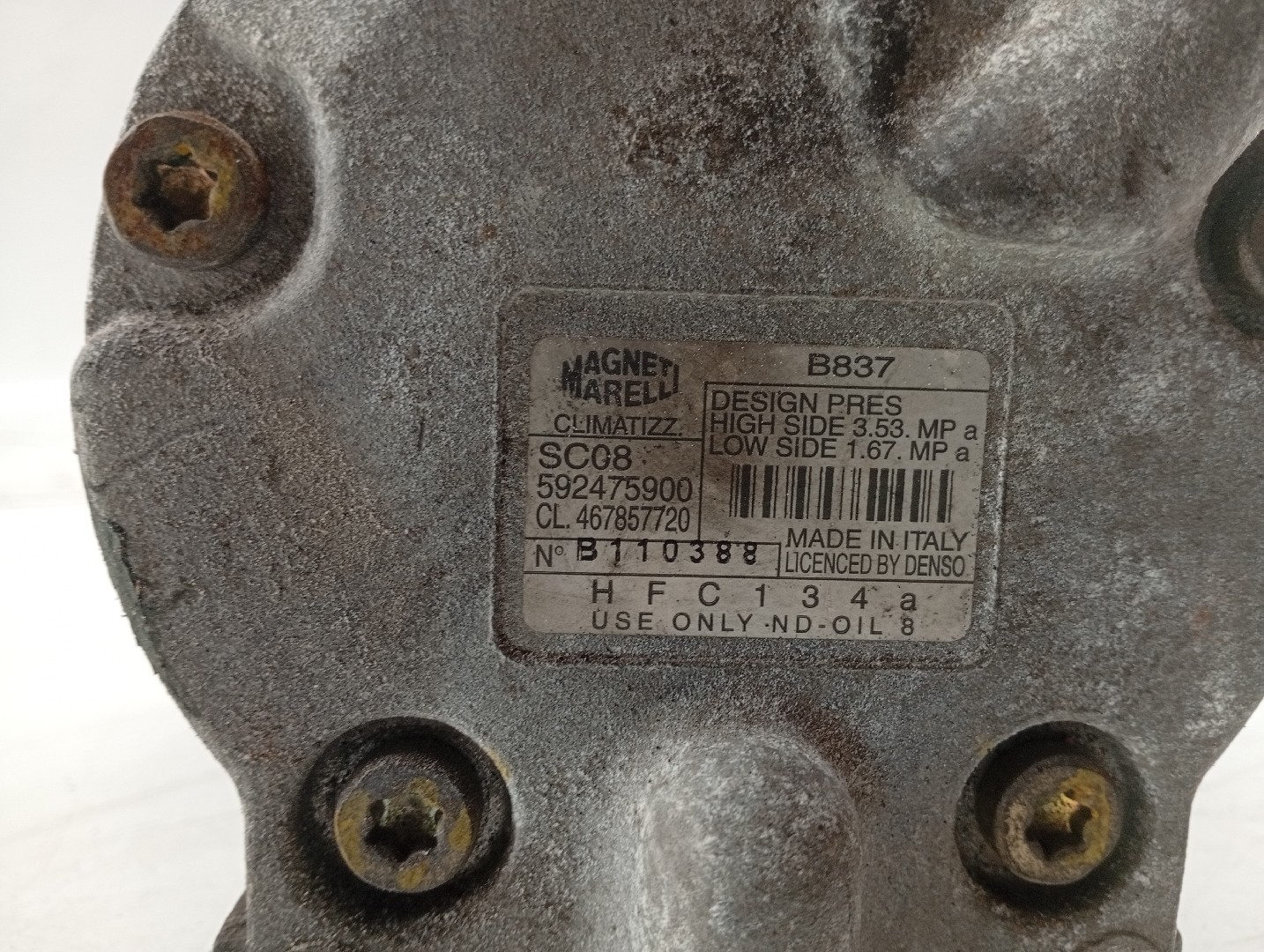 Compressor de Ar Condicionado FIAT PUNTO (188_) | 99 - 12 Imagem-3