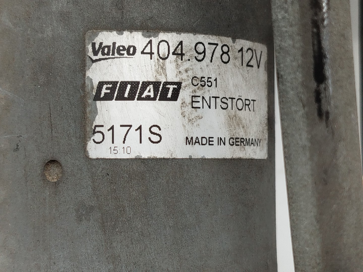 Motor do Limpa Para-Brisas FIAT PUNTO EVO (199_) | 08 -  Imagem-3