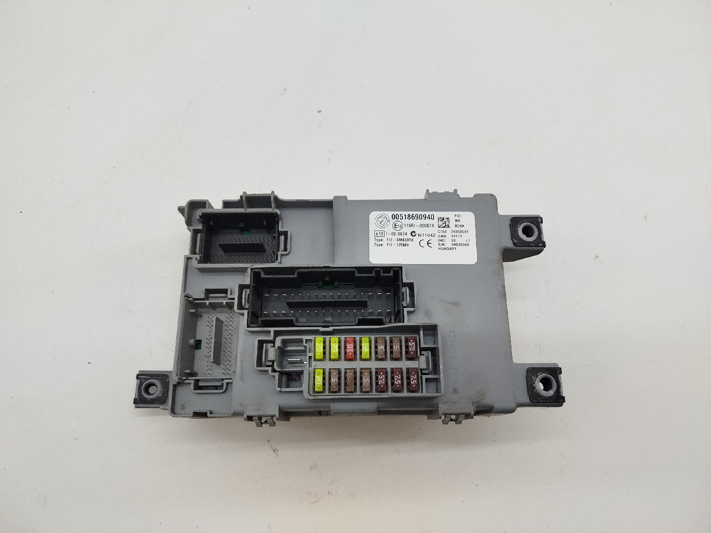 Módulo BSI FIAT PUNTO EVO (199_) | 08 - 