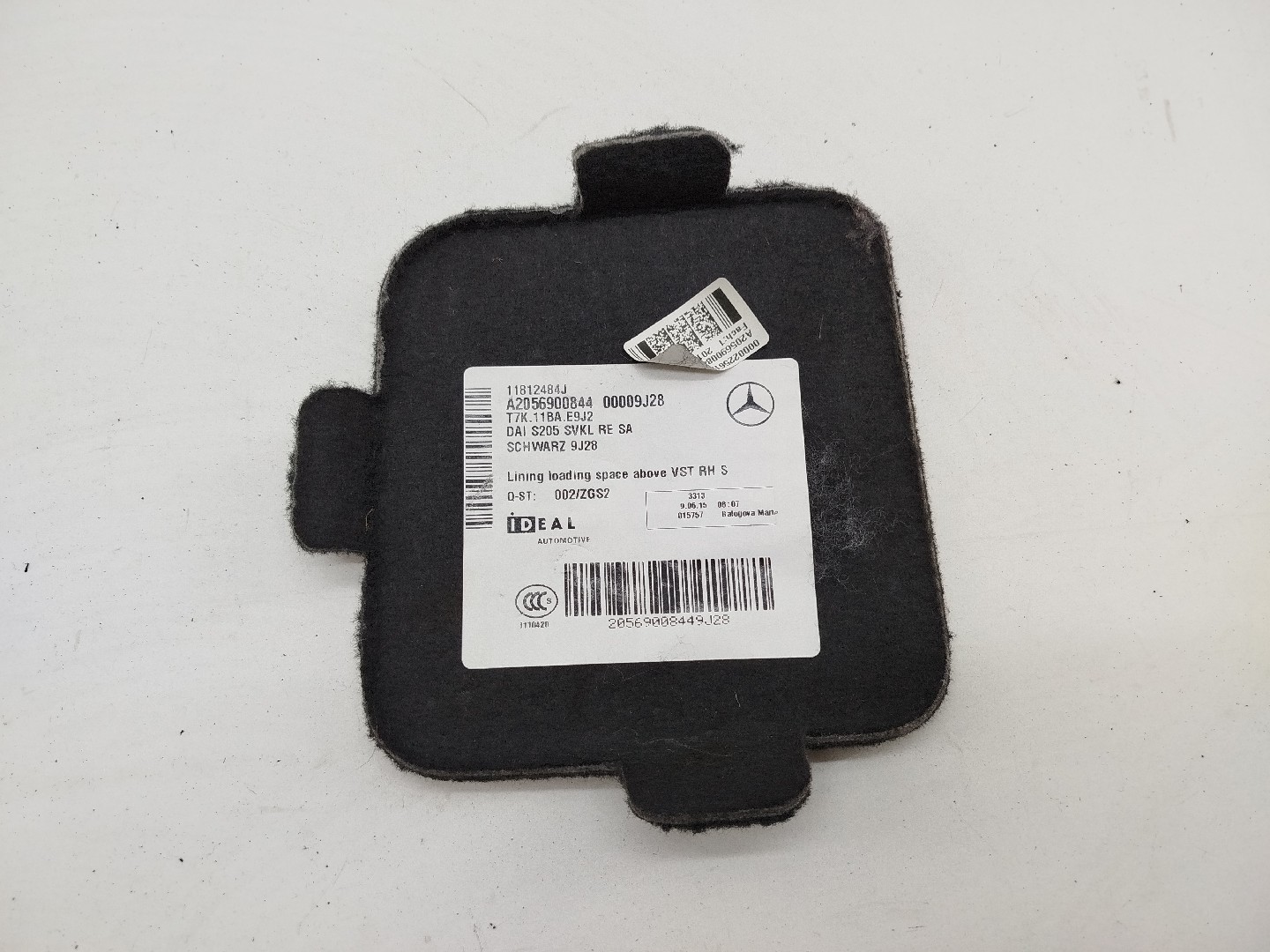 Acabamento de mala MERCEDES-BENZ C-CLASS (W205) | 13 -  Imagem-2