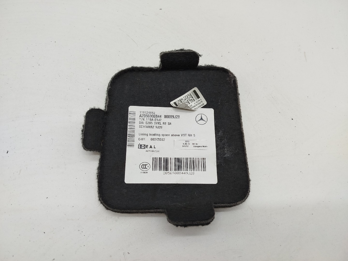 Acabamento de mala MERCEDES-BENZ C-CLASS (W205) | 13 -  Imagem-4