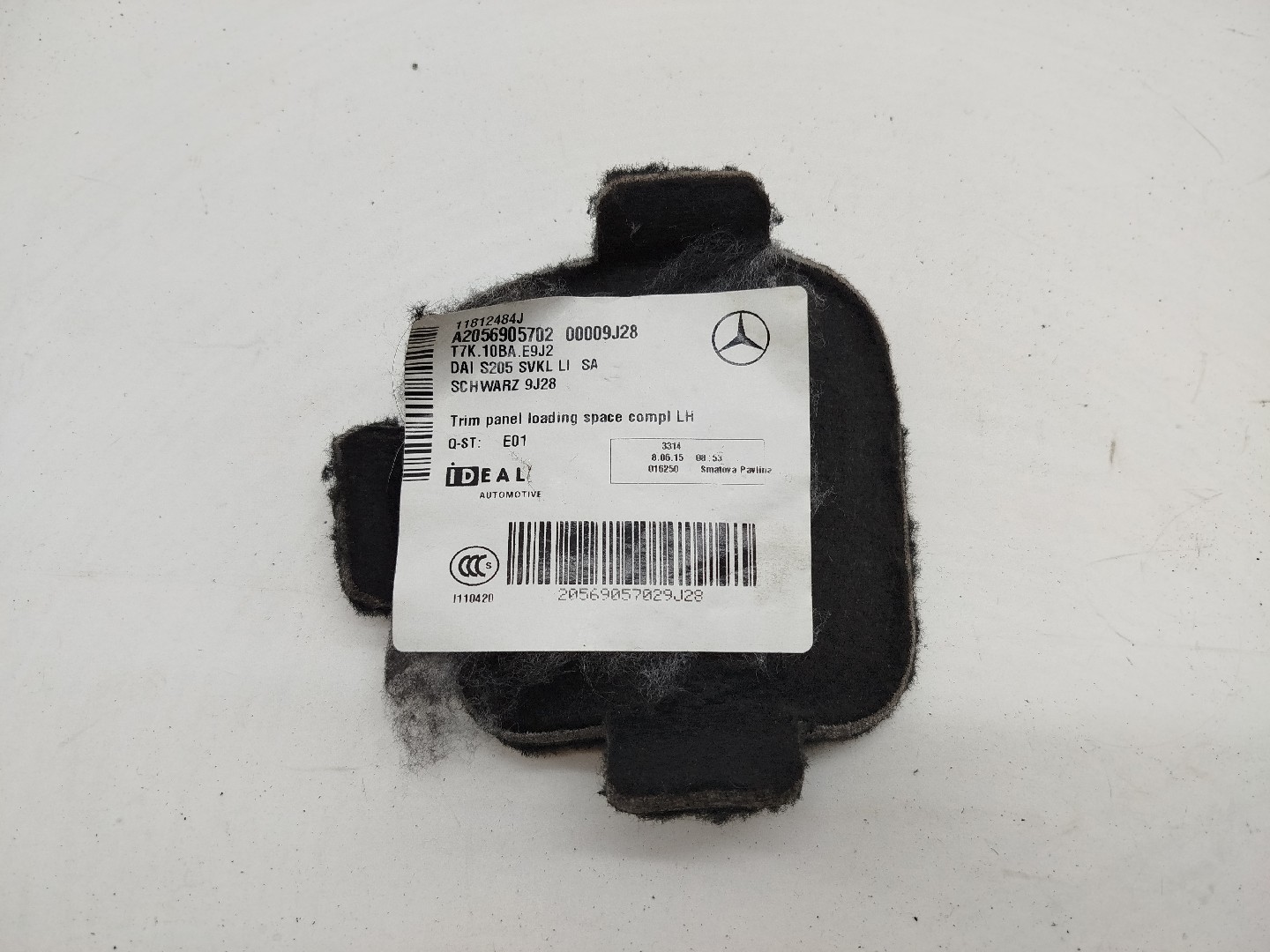 Acabamento de mala MERCEDES-BENZ C-CLASS (W205) | 13 -  Imagem-3