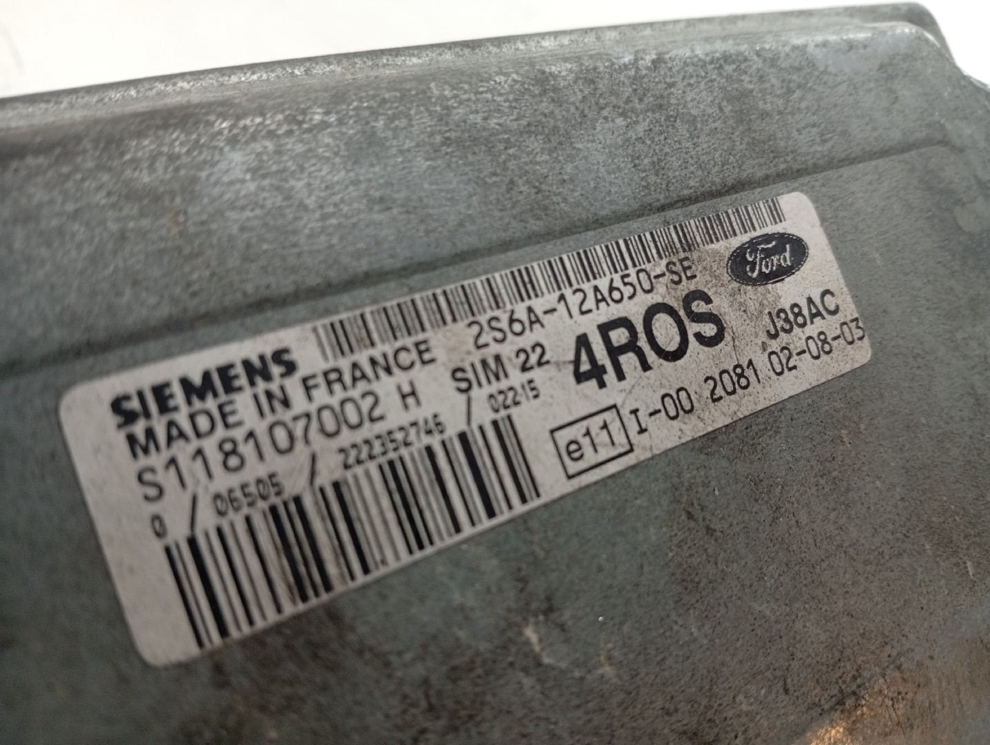 Centralina de Motor FORD FUSION (JU_) | 02 - 12 Imagem-1