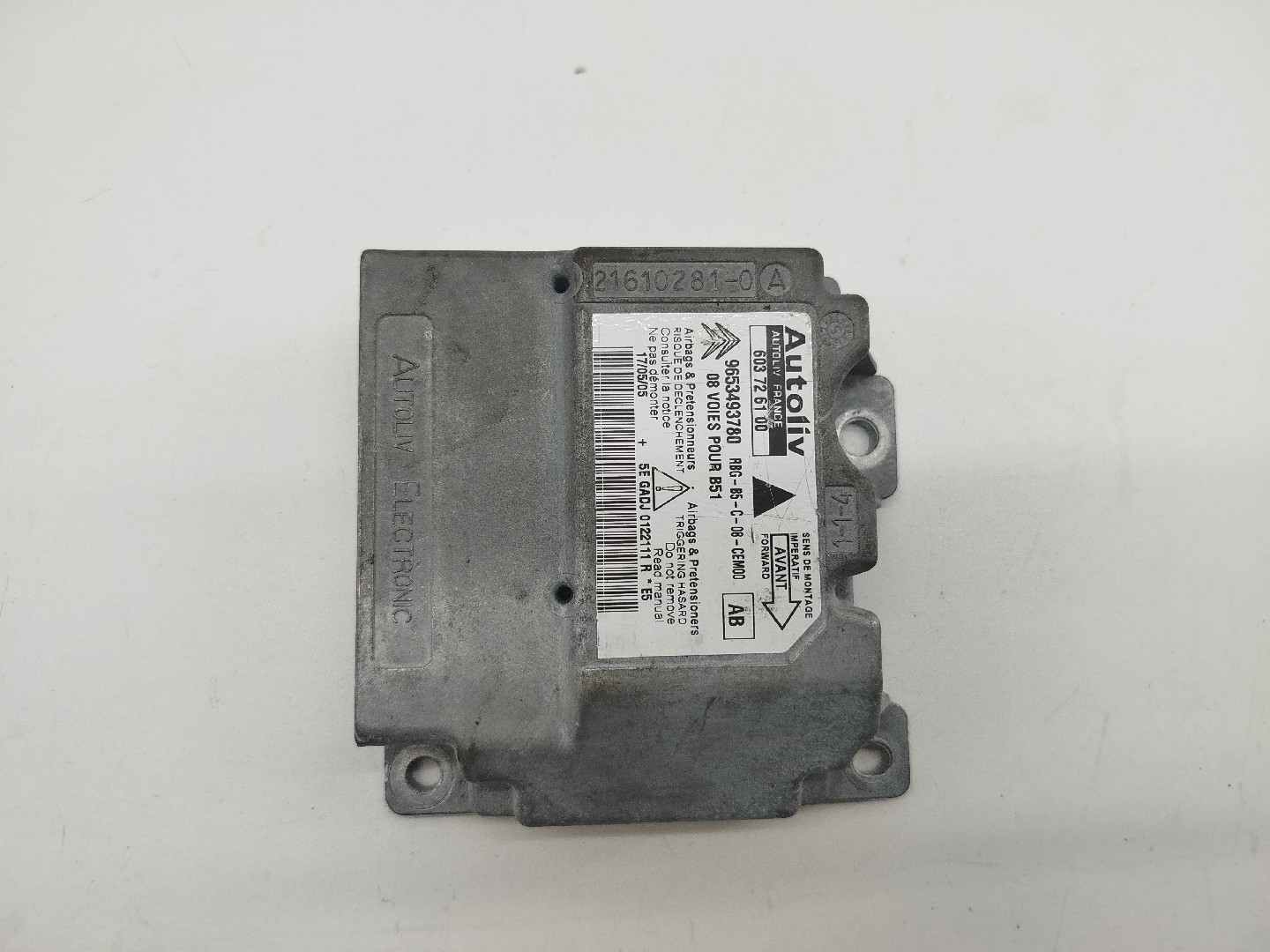 Centralina de Airbag CITROEN C4 I (LC_) | 04 - 13 Imagem-4