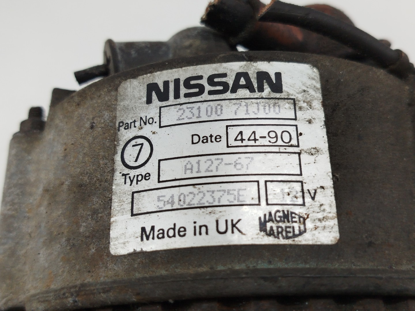 Alternador NISSAN PRIMERA (P10) | 90 - 96 Imagem-1