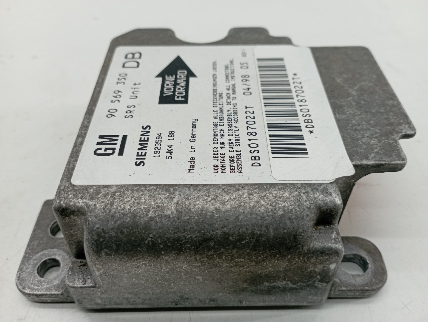 Centralina de Airbag OPEL VECTRA B Combi (J96) | 96 - 03 Imagem-6