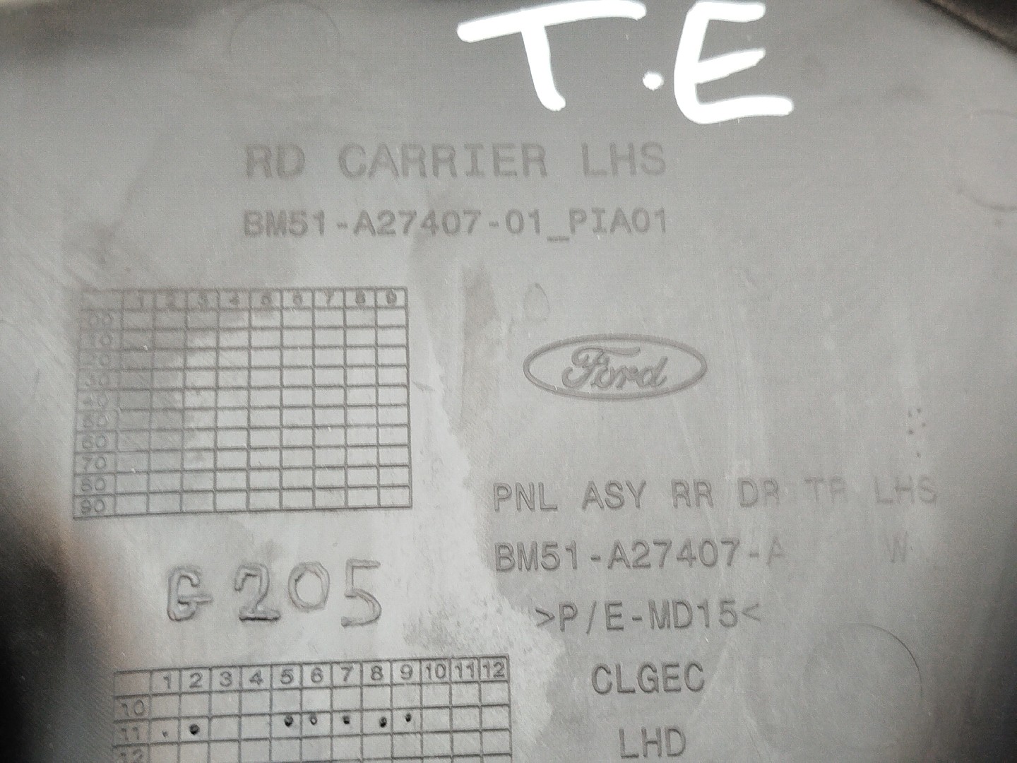 Quartela de porta trás esquerda FORD FOCUS III Caixa/Hatchback | 11 -  Imagem-3