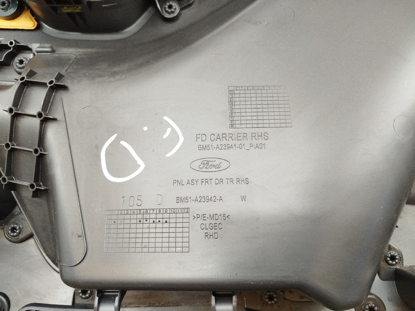 Quartela de porta frente direita FORD FOCUS III Caixa/Hatchback | 11 -  Imagem-4