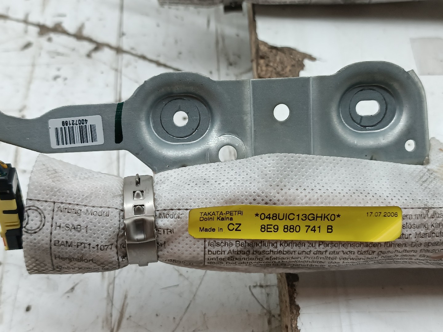 Airbag de cortina direito esquerdo AUDI A4 Avant (8ED, B7) | 04 - 08 Imagem-1