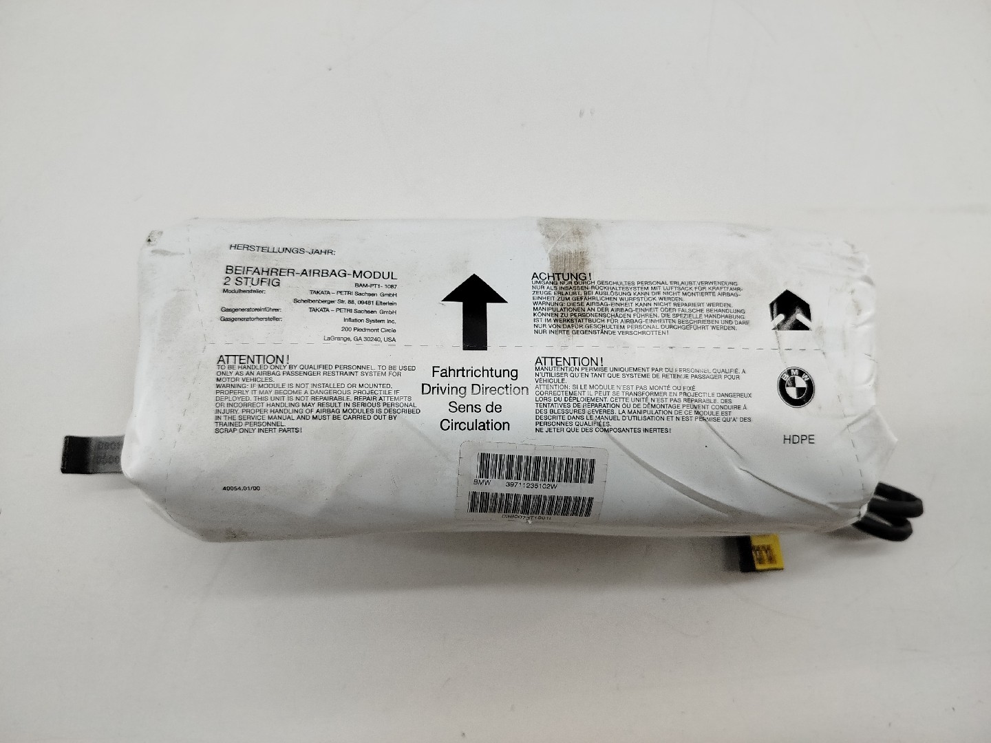 Airbag Passageiro BMW 3 Coupé (E46) | 98 - 06