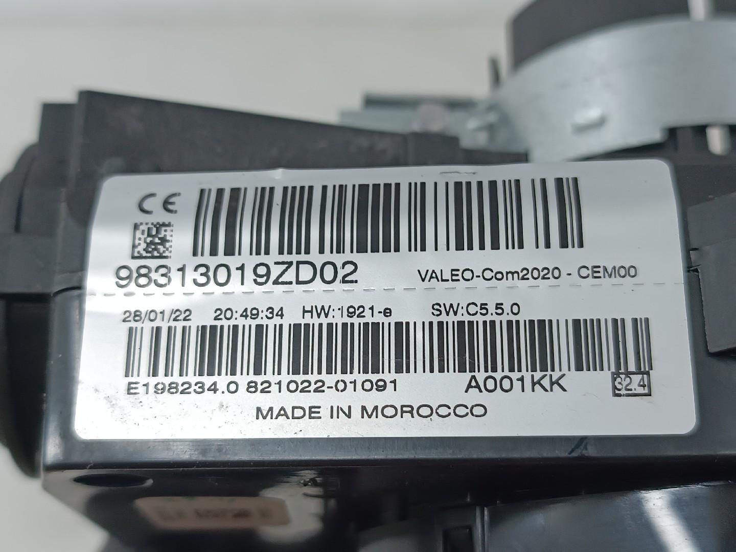 Comutador de Luzes /Piscas /Limpa Para-Brisas PEUGEOT 308 III Imagem-5