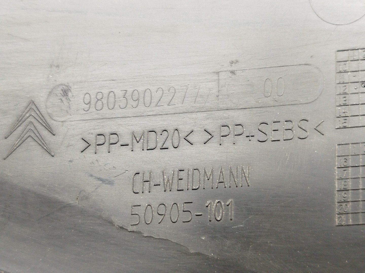 Grelha de torpedo CITROEN DS5 | 11 - 15 Imagem-2