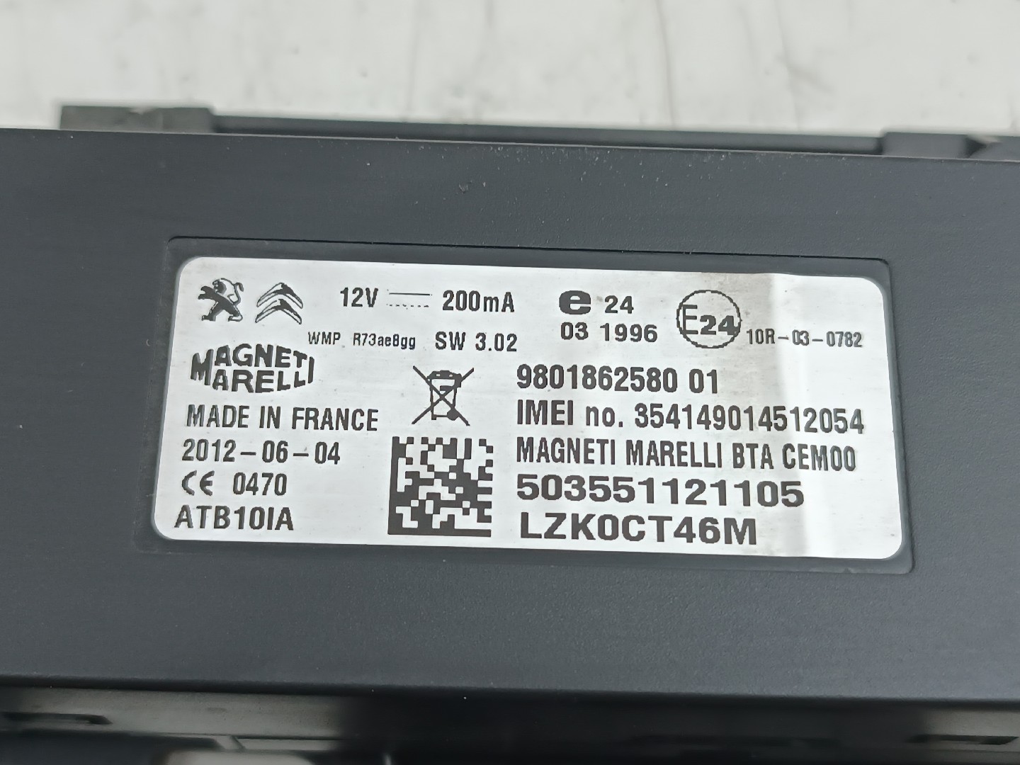 Módulo de bluetooth CITROEN DS5 | 11 - 15 Imagem-3