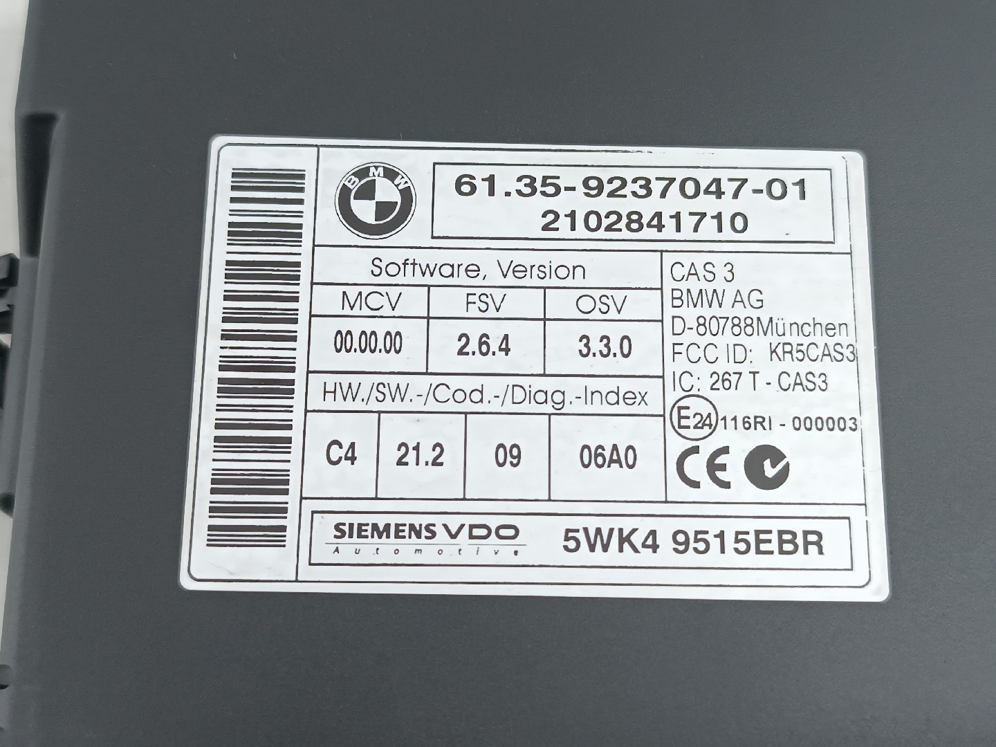 Centralina de Ignição BMW 1 (E87) | 03 - 13 Imagem-2