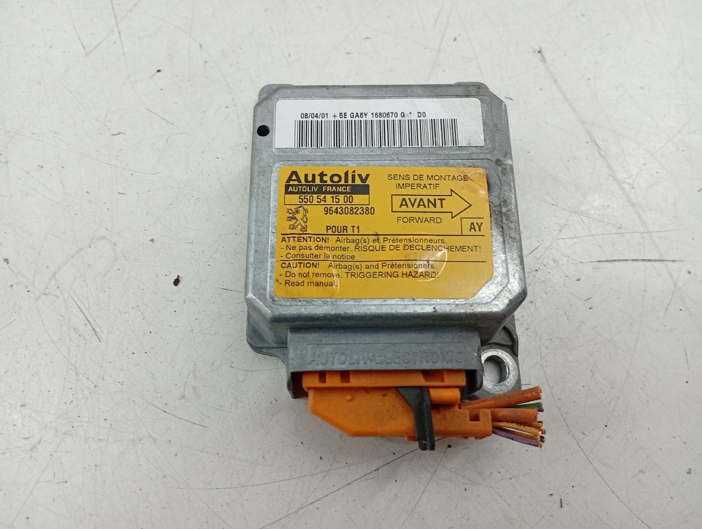 Modulo Airbag PEUGEOT 206 CC (2D) | 00 - 08