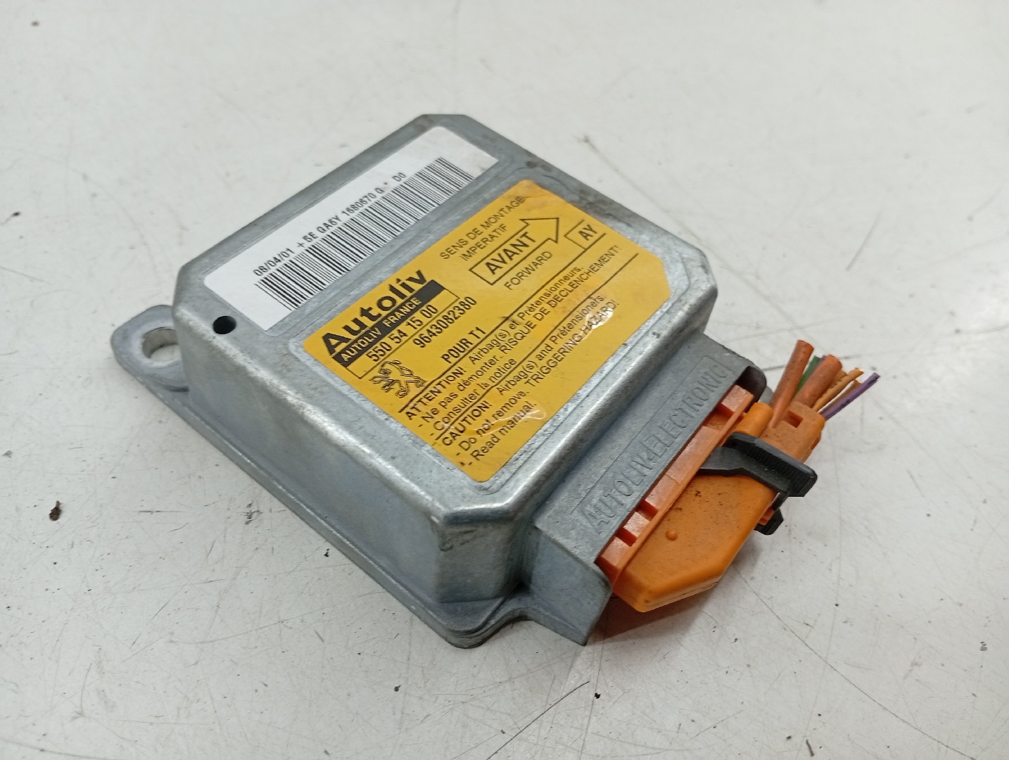 Modulo Airbag PEUGEOT 206 CC (2D) | 00 - 08 Imagem-1