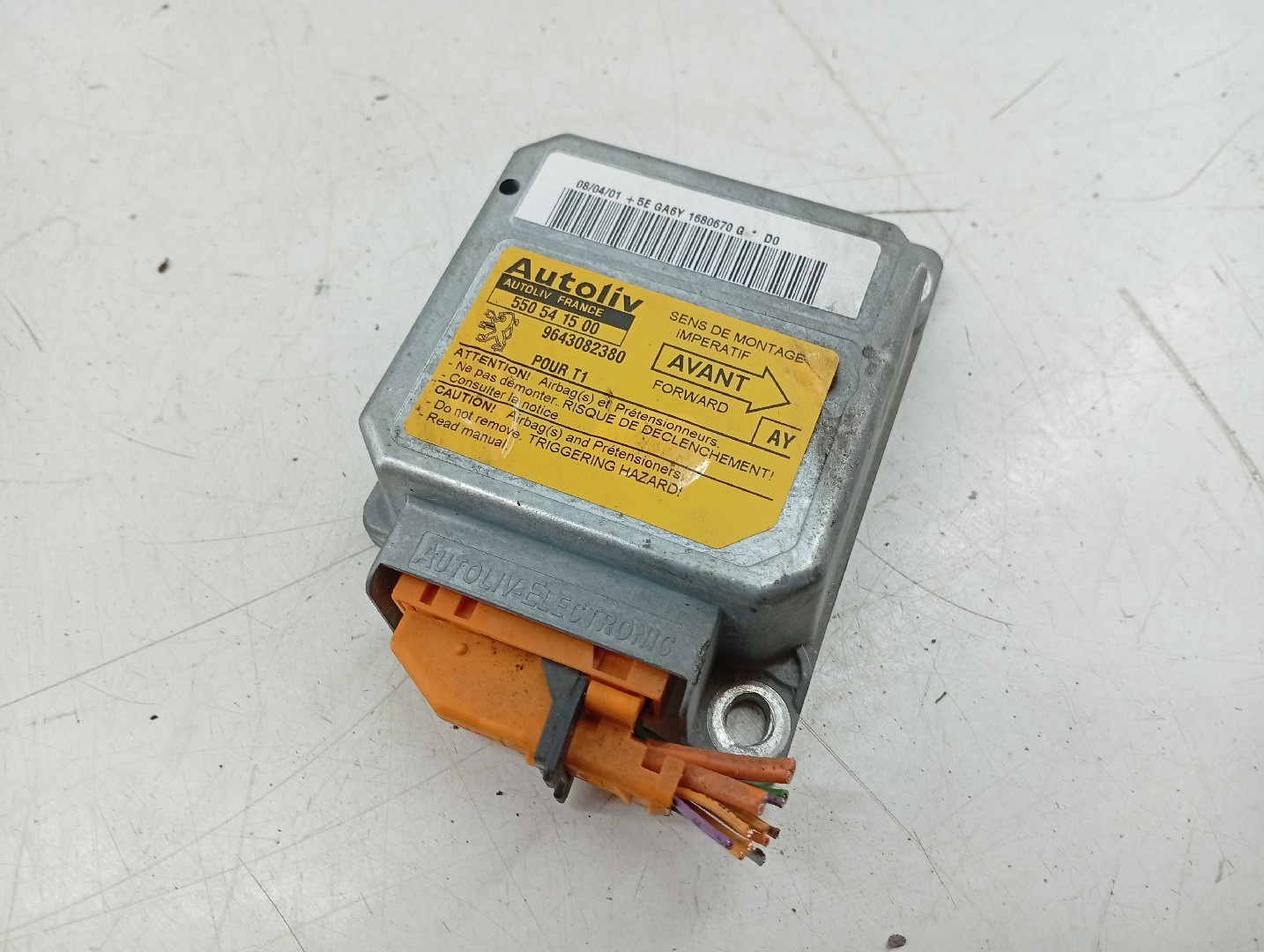 Modulo Airbag PEUGEOT 206 CC (2D) | 00 - 08 Imagem-4