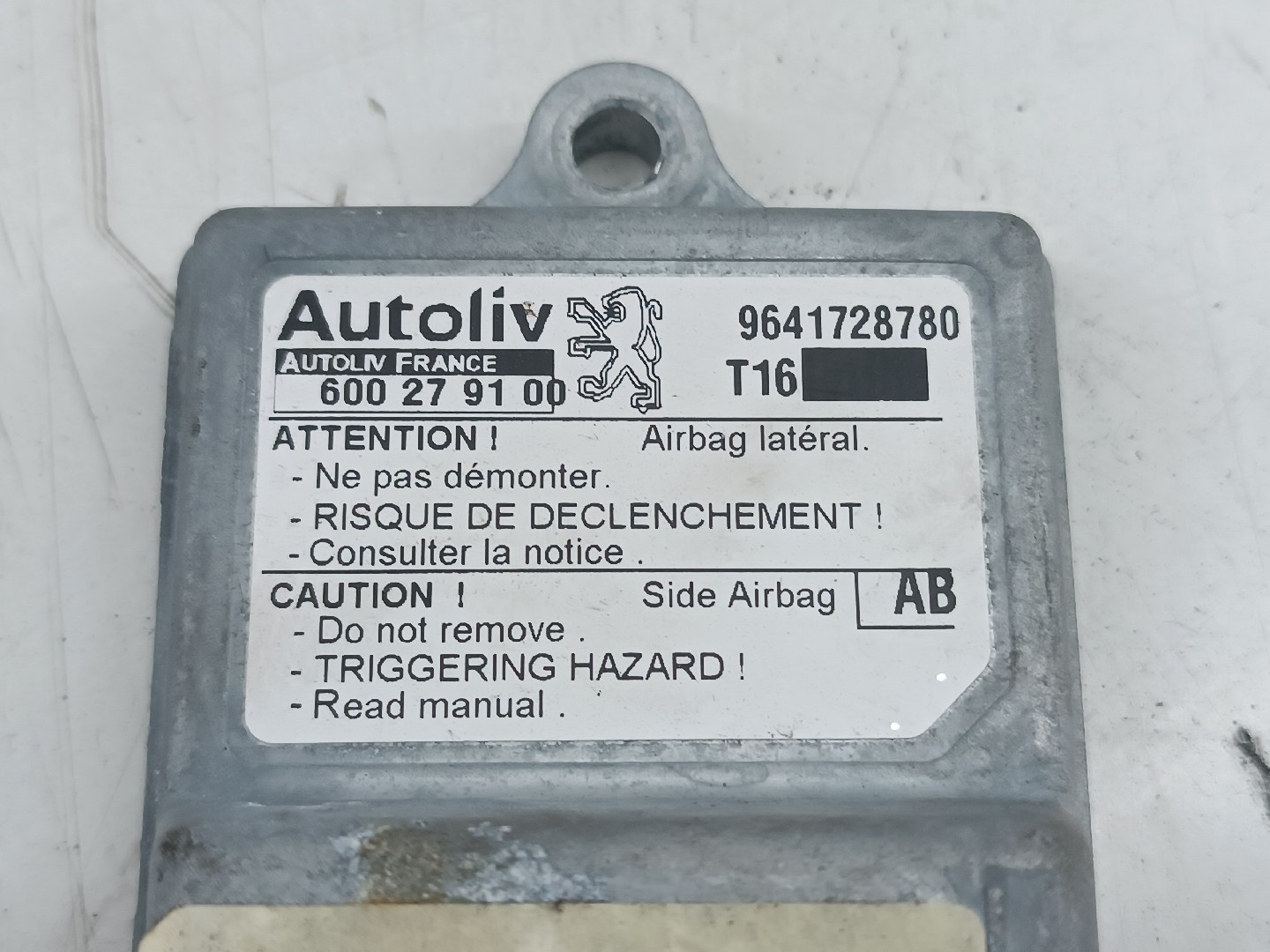 Centralina de Airbag PEUGEOT 206 CC (2D) | 00 - 08 Imagem-2
