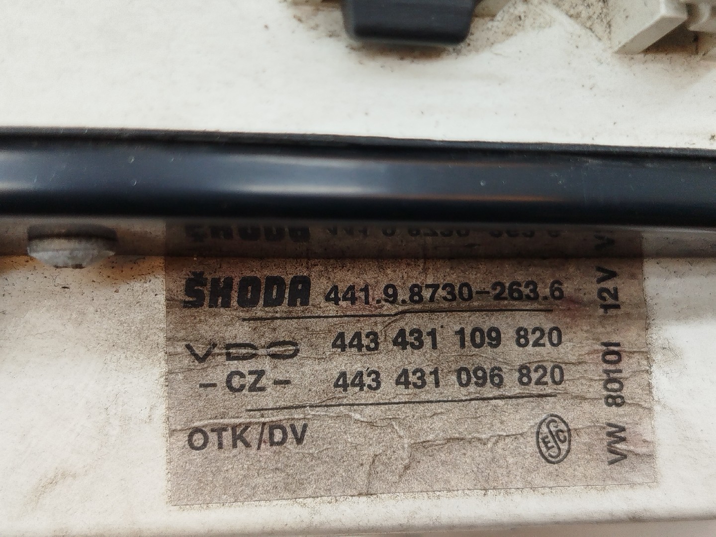Quadrante SKODA FELICIA Cube Van (6U5) | 95 - 01 Imagem-2